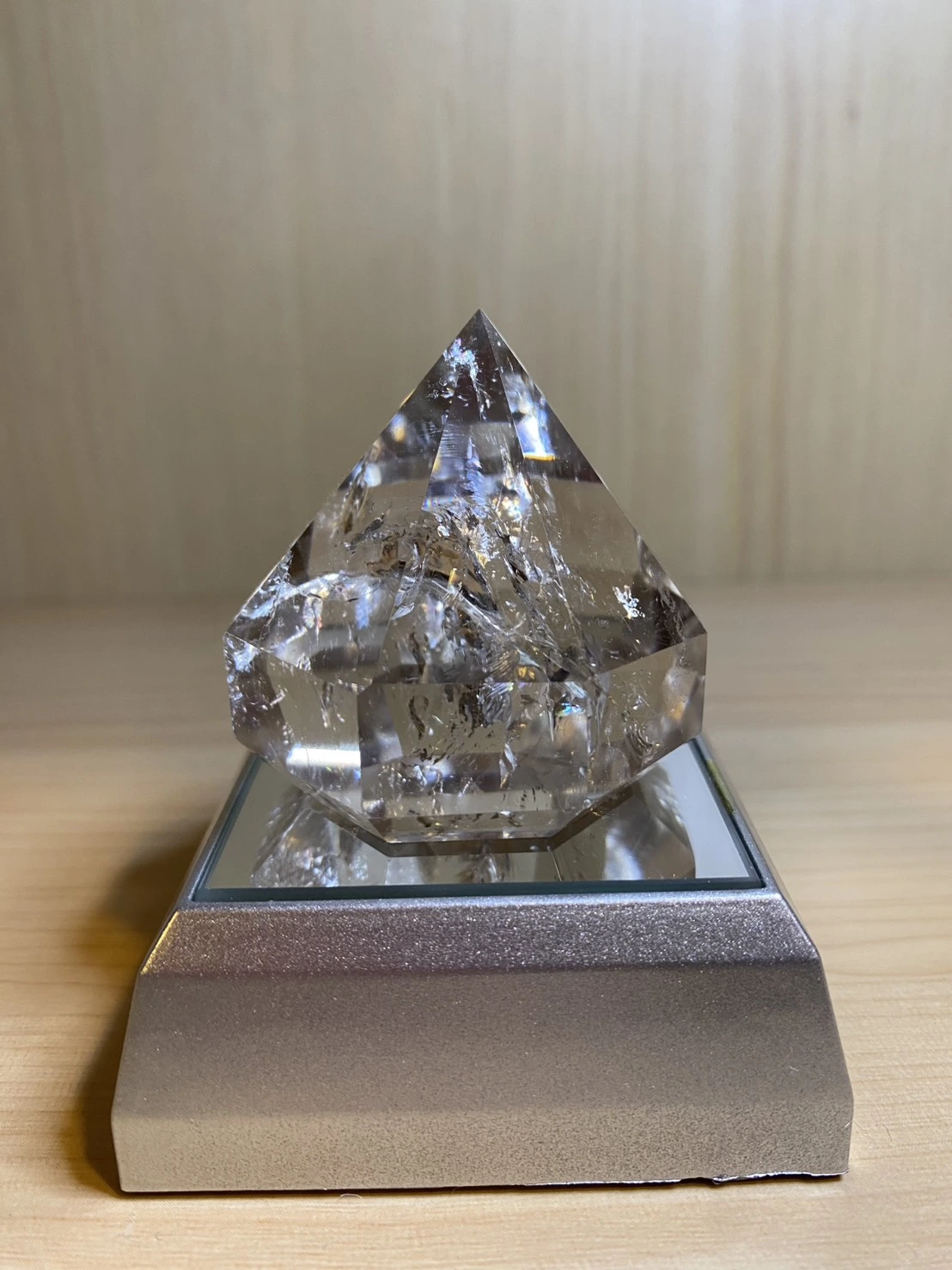 白水晶鑽石擺件