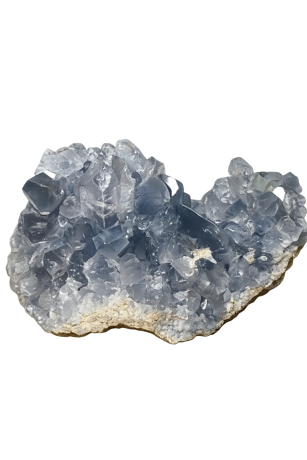 天青石晶簇(含展示盒)